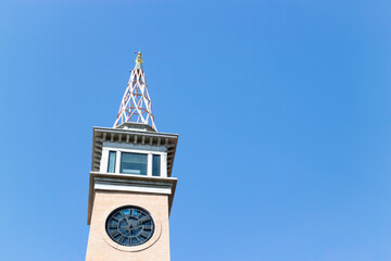 Old clock tower in shopping outlet