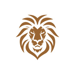 lion head mascot logo