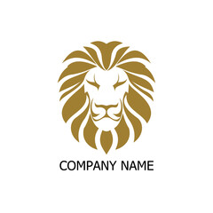 lion head logo, icon, sign and symbol 
