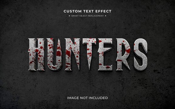 Horror Video Game 3D Text Style Effect
