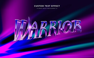 3D Text Effect 80s Colorful Style 2