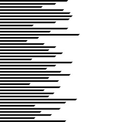 black and white background transition abstract stripes. Vector Format 