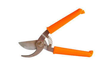 Scissors for working in the garden ,Pruning scissors.