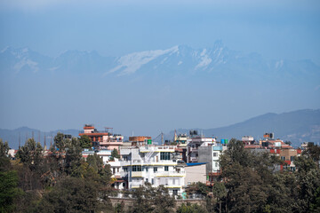 Kathmandu and Himalaya Mountains