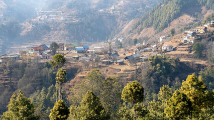 Village on the Ridge of a Hill