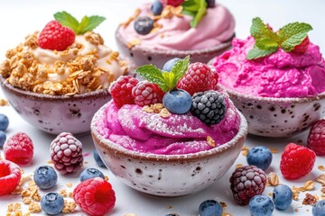 breakfast superfood healthy yogurt professional advertising food photography