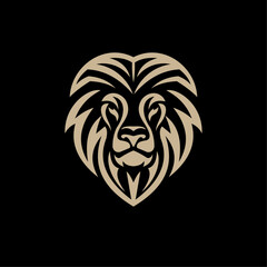 lion head logo, icon and symbol 