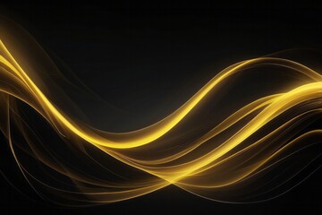 glowing abstract wave on dark, shiny motion, magic space light, techno abstract background