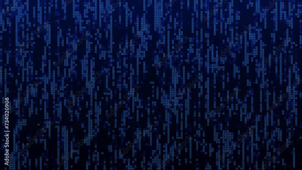 Fototapete seamless animated abstract background of blue squares. abstract gradient background. background for 