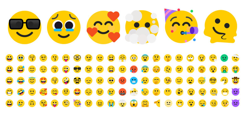 Naklejki emoticons