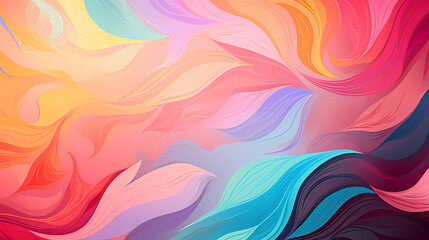 Obraz premium Rainbow gradient abstract colorful watercolor background