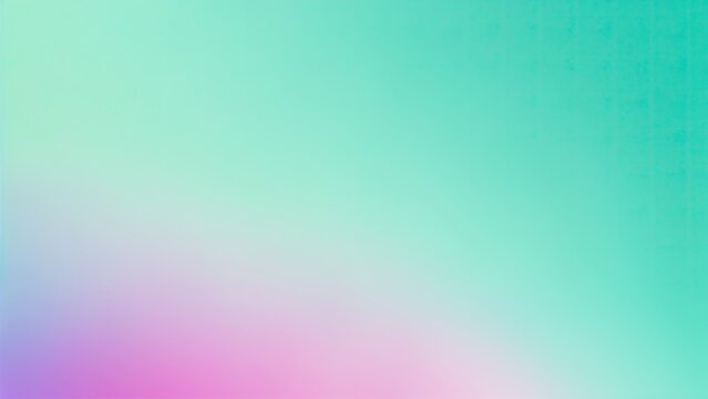Abstract Cyan, teal, green, and pink grainy gradient background