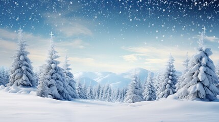 Fototapeta na wymiar festive holiday background snow