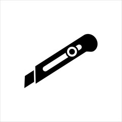 Cutter knife, Cutter icon for website design, app and ui. vector illustration on white background