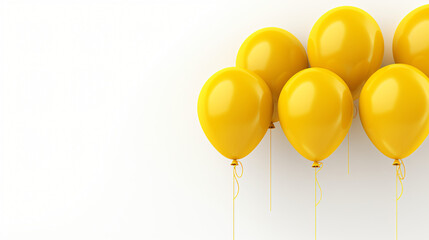 Yellow balloons