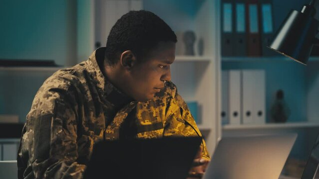 Army officer shocked by secret mission failure, work at military command center