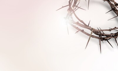Crown of thorns resurrection of holly Jesus Christ