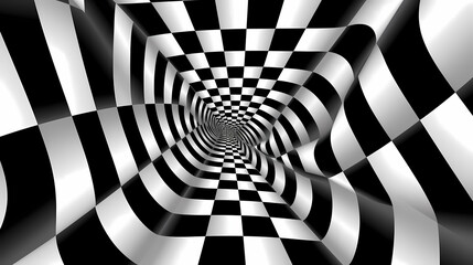 Abstract optical illusion background