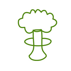 Outline set of war, military, army line icons