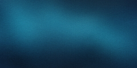 Dark blue mint sea teal jade emerald turquoise light blue abstract silk background. Color gradient blur. Rough grunge grain noise. Brushed matte shimmer. Metallic foil effect. Design. Template. Empty. - obrazy, fototapety, plakaty