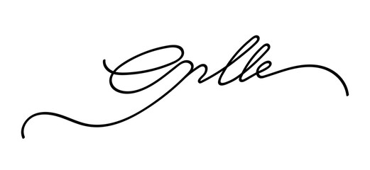 Autograph fictitious handwritten signature. A fake scribbled signature for documents, business certificates, letters, or contracts with handwritten lettering isolated on the transparent background. - obrazy, fototapety, plakaty