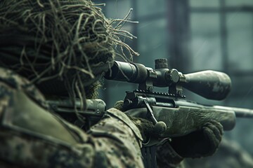 Visualize a sniper, moving like a ghost through zombie territories, their aim sharp, their presence unseen.jpg