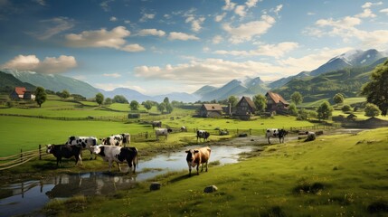 horses livestock farm