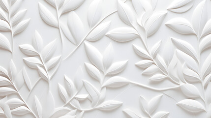 white decorative leaves 

