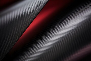 Close-up background of carbon fiber car wrapping film roll. Generative AI