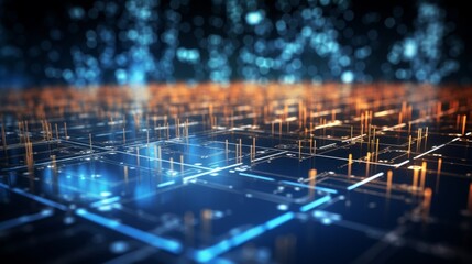Obraz premium Big data connection technology, can be used for display or montage your products, technology, businessman, digital, business, innovative, computer, tech, networking