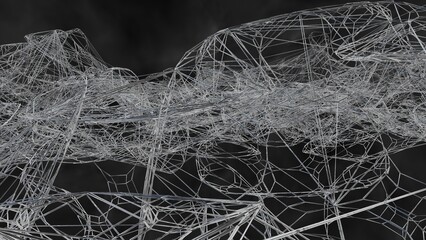 Abstract lines or webs