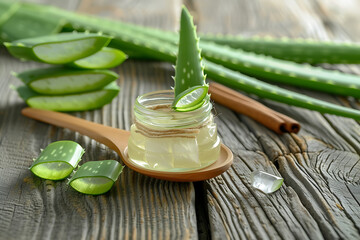 aloe vera plants health benefits in the style of emil