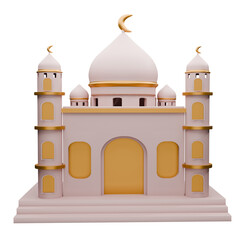 3d mosque illustration