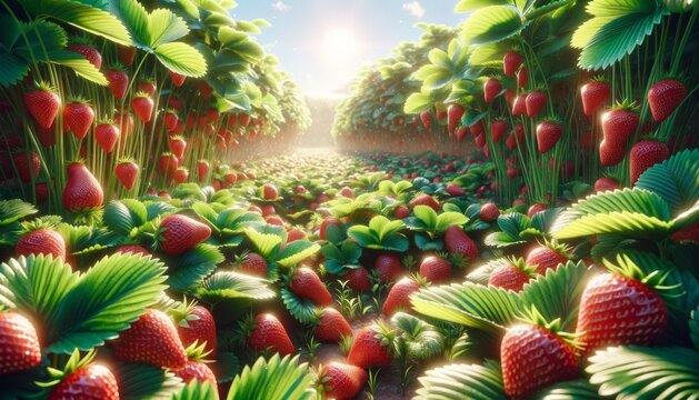 Floral Flower Meadow Sunny Decoration Blossom Garden View Beauty Nature Bright Positive background Illustration