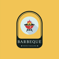 FireFeast: Festive BBQ Logo Concept