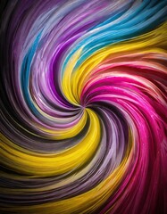 Colorful abstract swirls