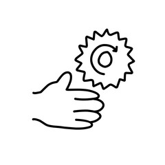 Person sign icon