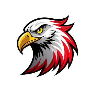 Logo of eagle, isolated.