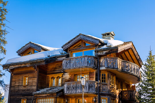 La station de Courchevel 1850 dans les Alpes