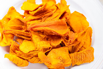 dried mango delicious fruit dried fruit useful fresh delicious healthy eating cooking appetizer meal food snack on the table copy space food background rustic top view keto or paleo diet  