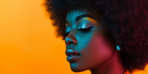 Stylish Portrait Of African American woman