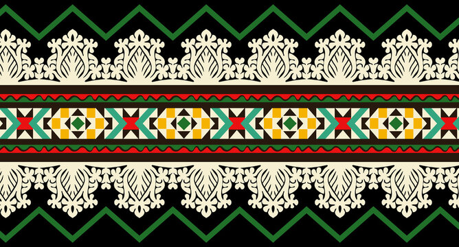 Digital textile allover bootie pattern and Mughal art. Digital textile design motifs front back sleeves and Dupatta design. Textile digital design motif ornament ethnic ikat border pattern artwork 