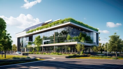 Obraz premium design efficient building