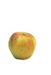Apple Fruit Isolated on White Background in Vertical Orientation