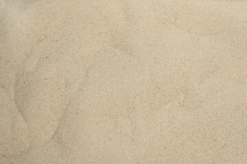 Clean quartz sand background. fine sand fraction texture. sand close-up top view