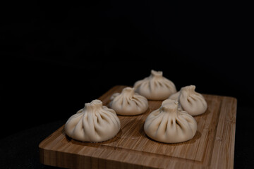 Caucasian national dish made from dough and meat