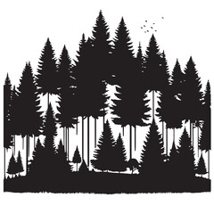 Obraz premium Free download forest tree illustrations
