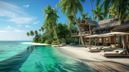 Luxury Beach Resort.