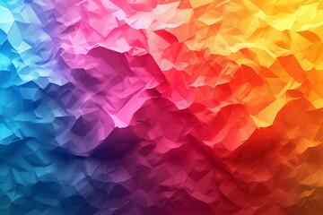 Colorful Low Poly Abstract Background
