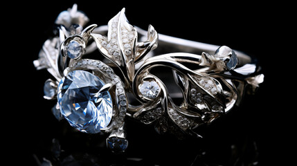 Large diamond jewelry.